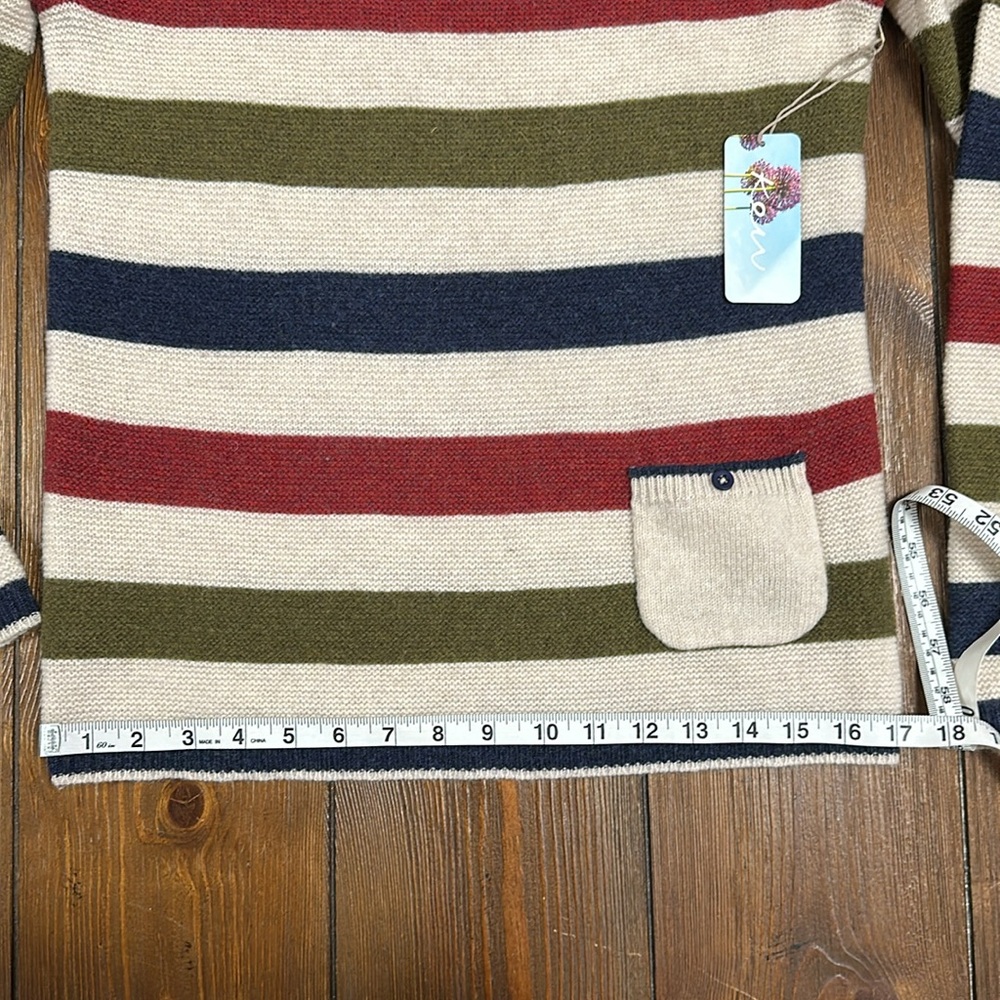 Kerr Lambswool Blend Striped Sweater - Picture 6 of 10